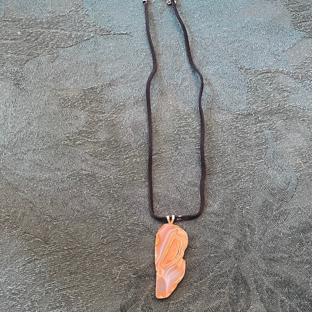 Ancient agate from Panama handcrafted necklace
